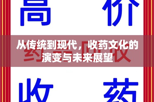 宜昌从传统到现代，收药文化的演变与未来展望