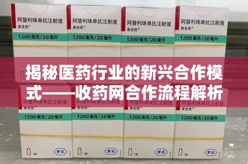 宜昌揭秘医药行业的新兴合作模式——收药网合作流程解析