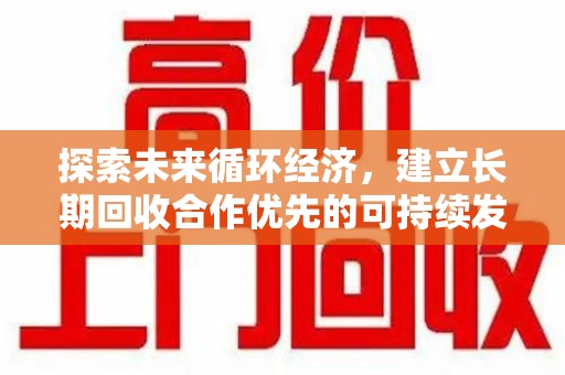 宜昌探索未来循环经济，建立长期回收合作优先的可持续发展之路